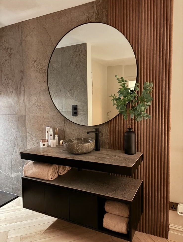 Bathroom renovation project